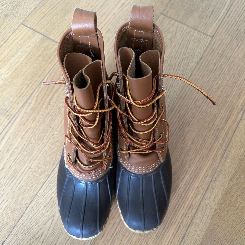 Like New Llbean Bean Winter Snow / Rain Brown Boo… - image 1